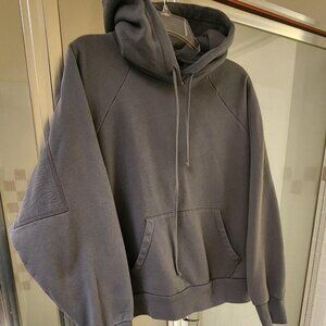 All Saints Green Talon Oversized Hoodie Sweatshirt, Size M, Made in Portugal
